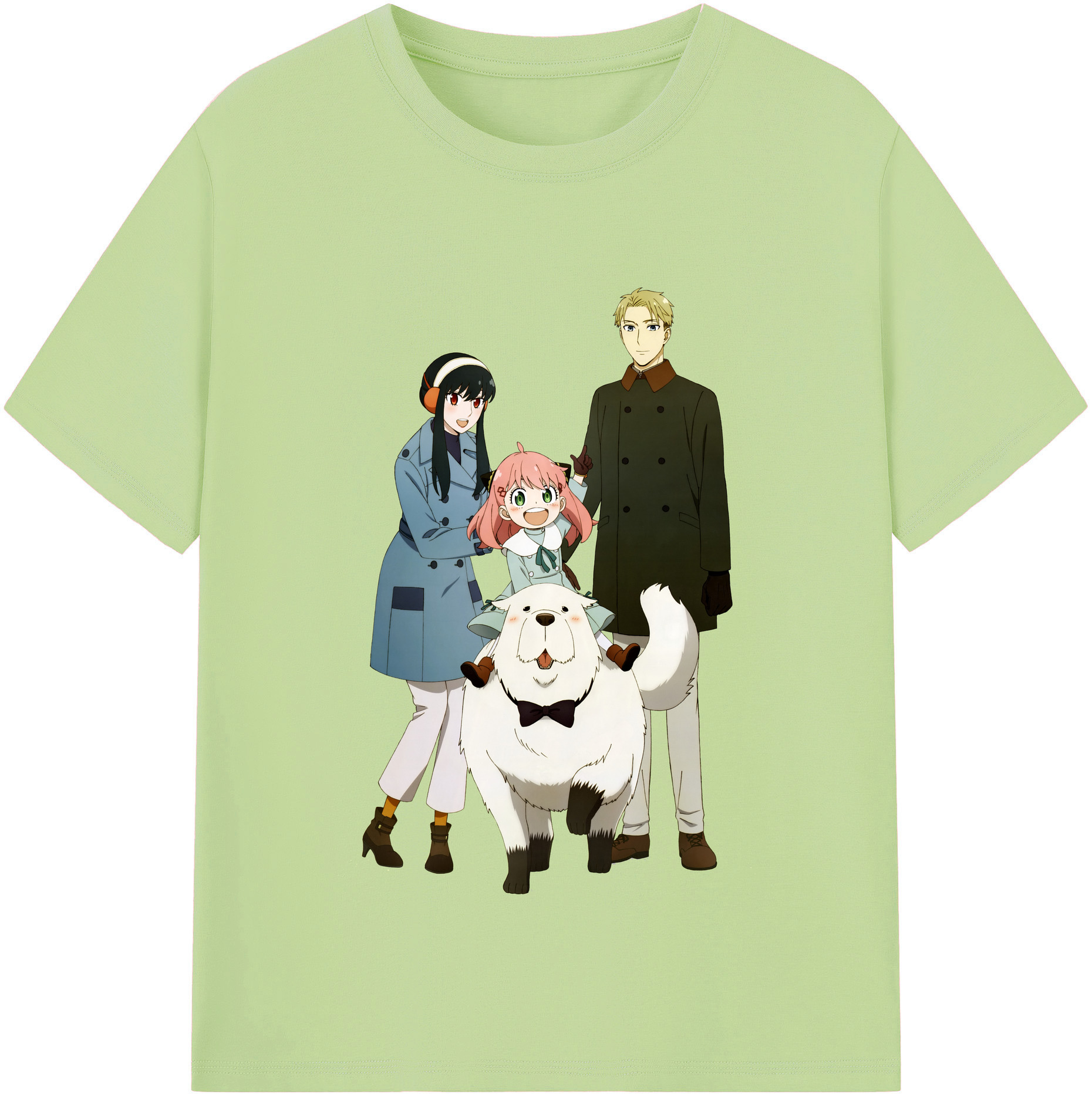 （画像用） SPY×FAMILY间谍家家酒 綿100％半袖Tシャツ（フロントプリント）